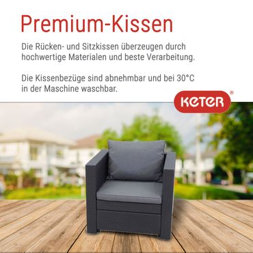 Lounge-Set inkl. Sessel und Tisch Heim Der | | 24 Garten für Terrasse und Garten Shop Hingucker 